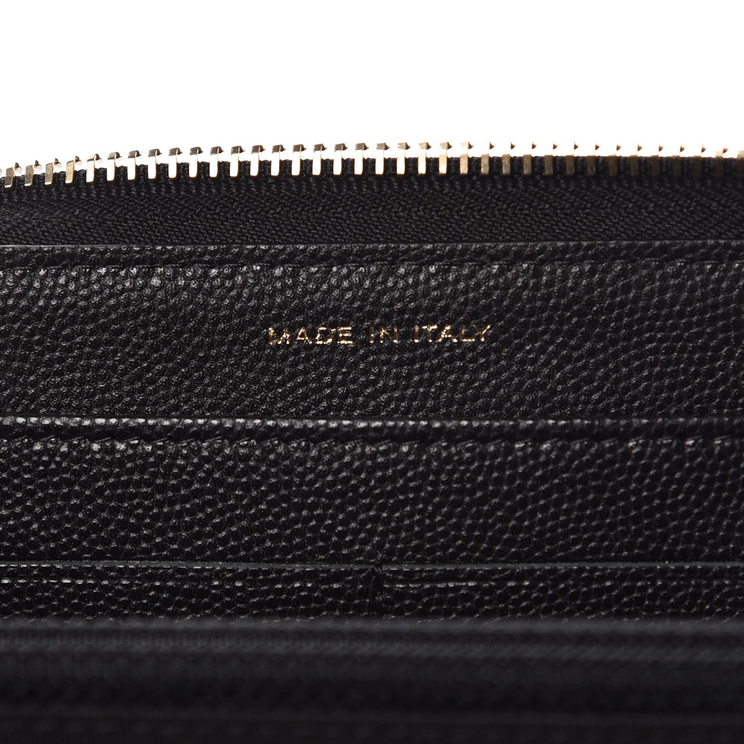 Chanel Caviar Camellia Embossed Large Zip Around Gusset Wallet Black 7 of 8