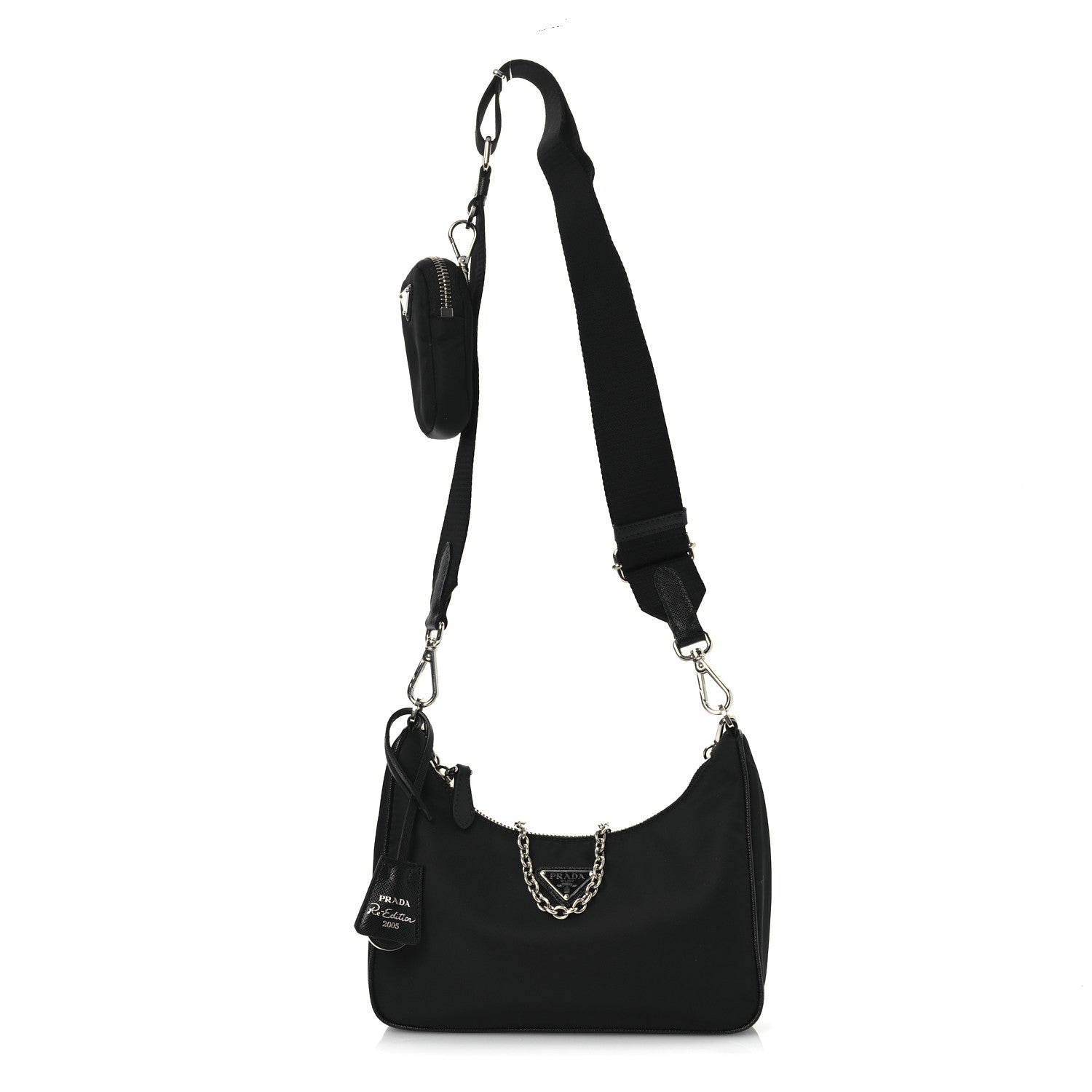 Prada Nylon Re-Edition 2005 Shoulder Bag Black 1 of 11