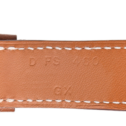 Hermes Barenia 38mm Apple Watch Double Tour Band Fauve 5 of 9