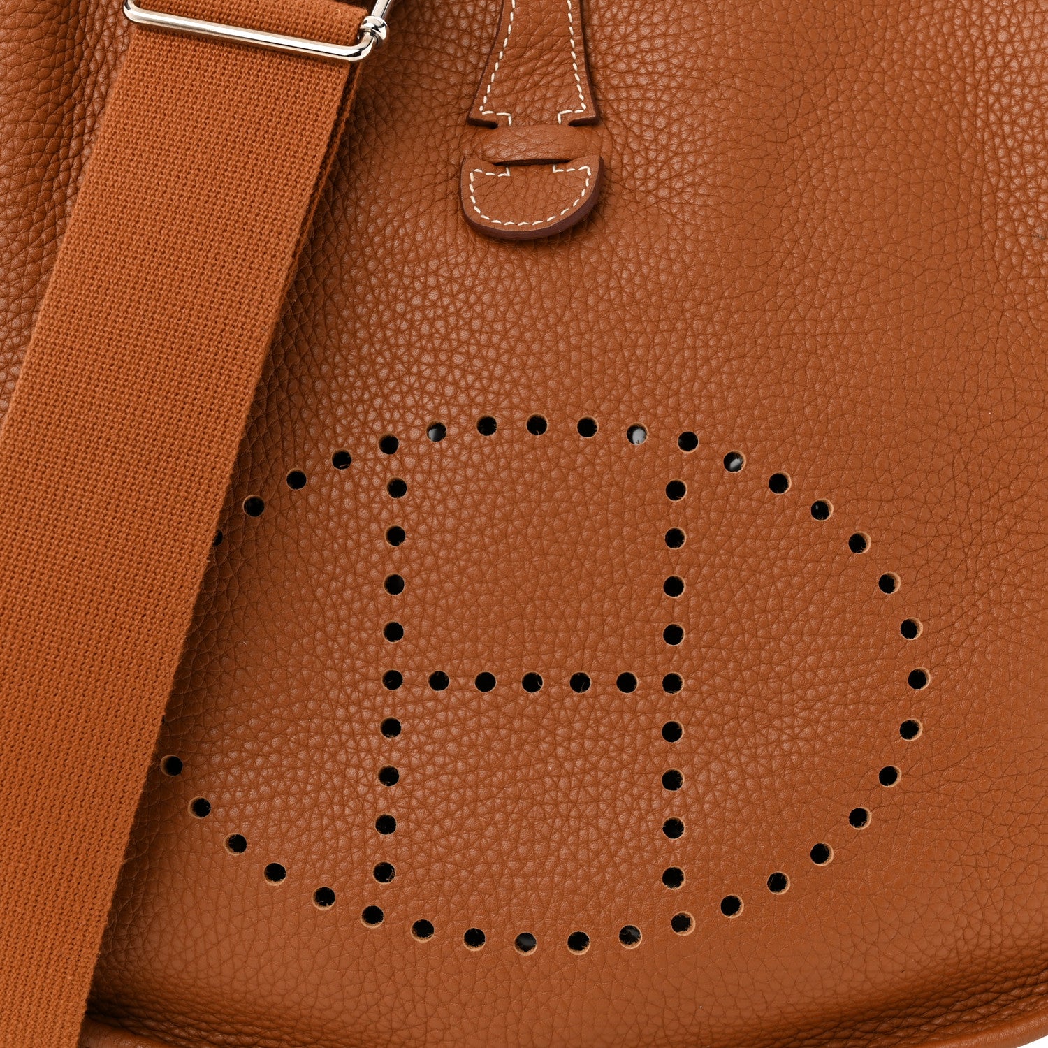 Hermes Taurillon Clemence Evelyne III PM Gold 8 of 12