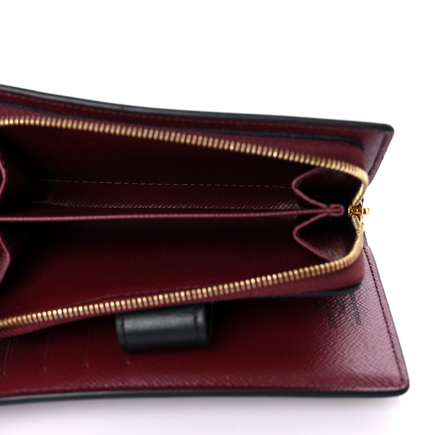 Louis Vuitton Damier Ebene Juliette Wallet Bordeaux Black 6 of 14
