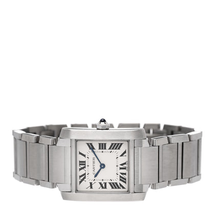 Cartier Stainless Steel 25mm Tank Francaise Quartz Watch 2 of 5