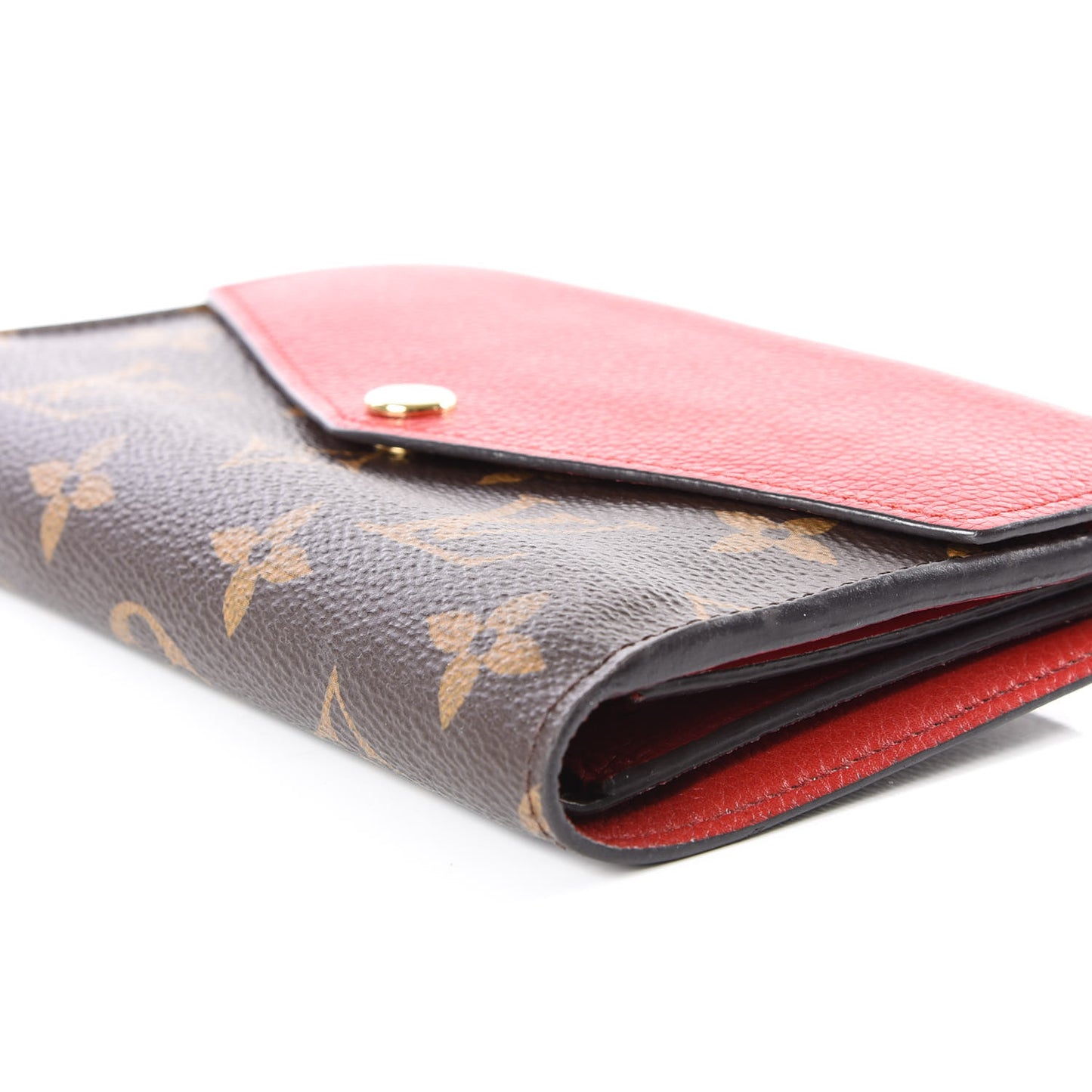 Monogram Pallas Compact Wallet Cherry