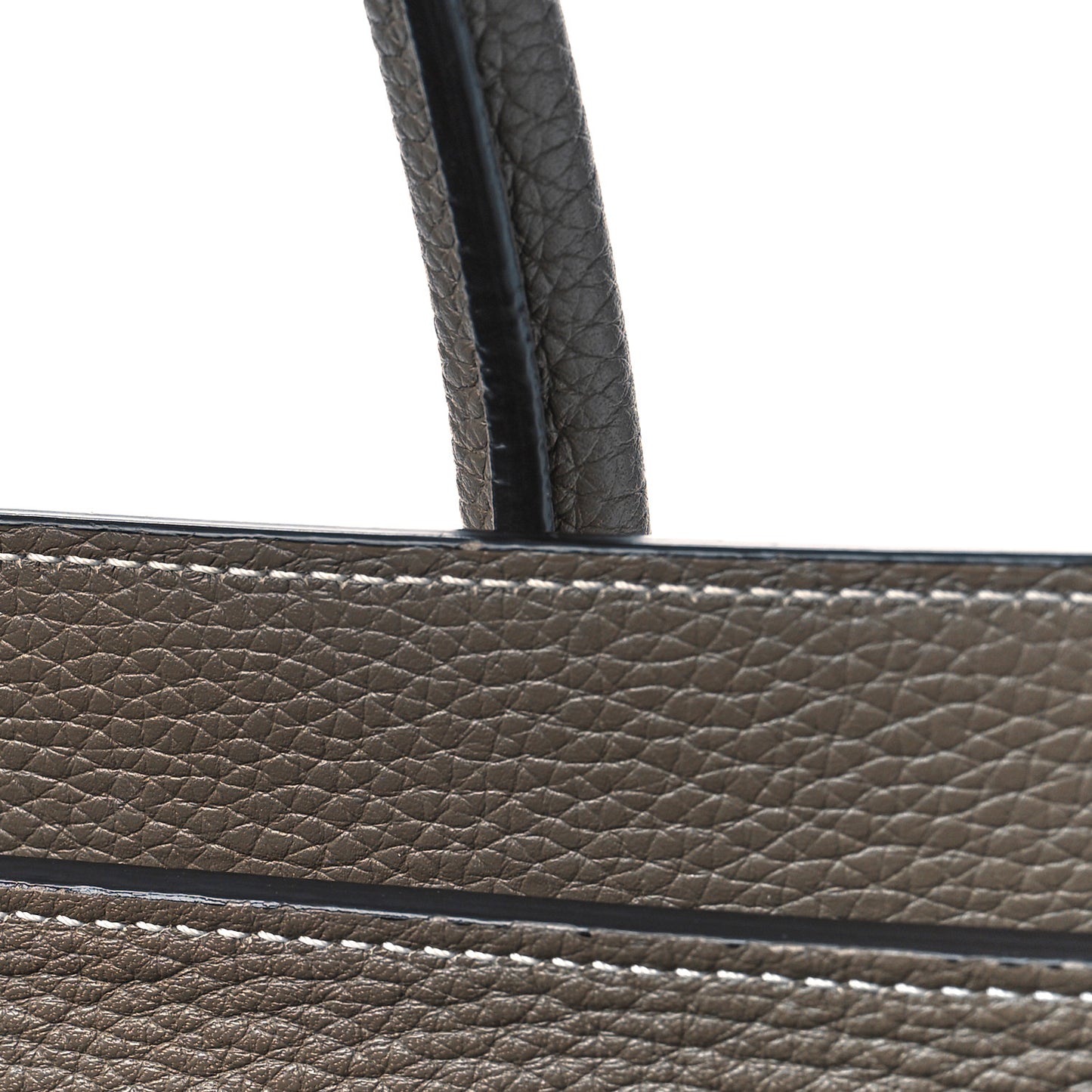 Drummed Calfskin Mini Luggage Souris