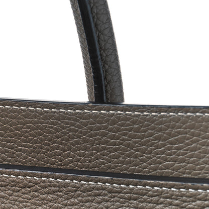 Celine Drummed Calfskin Mini Luggage Souris 9 of 10