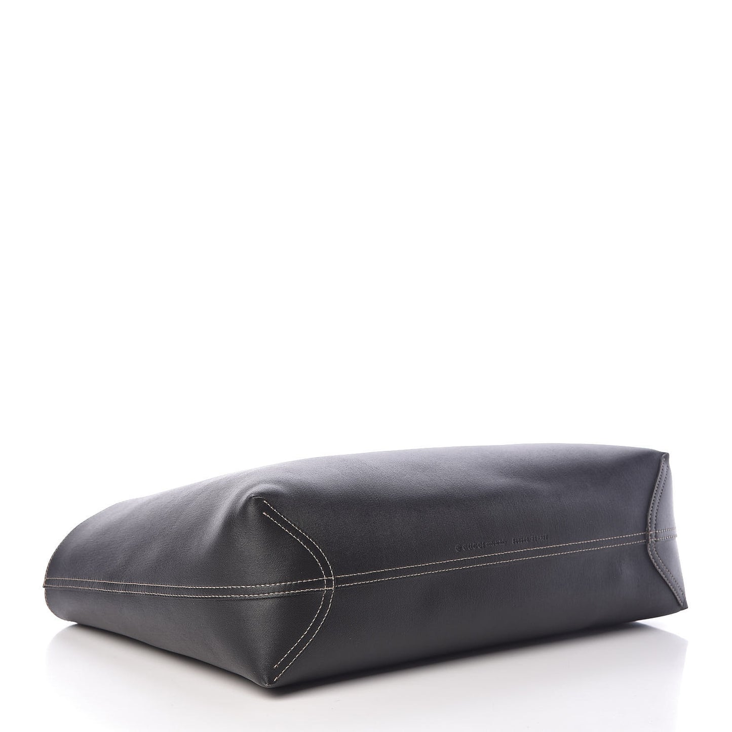 Calfskin GG Supreme Monogram Medium Reversible Tote Black