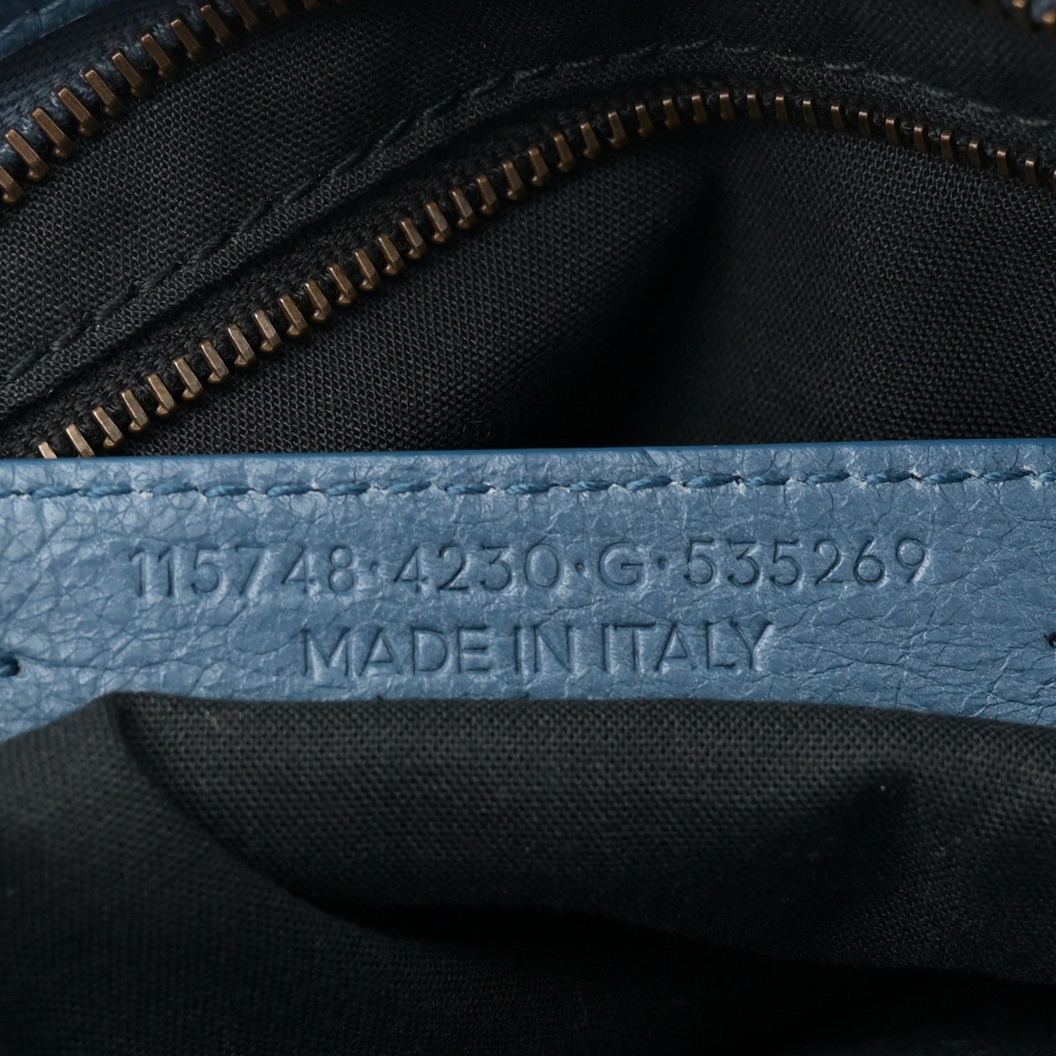 Balenciaga Agneau Classic Hardware City Bleu Persan 8 of 13