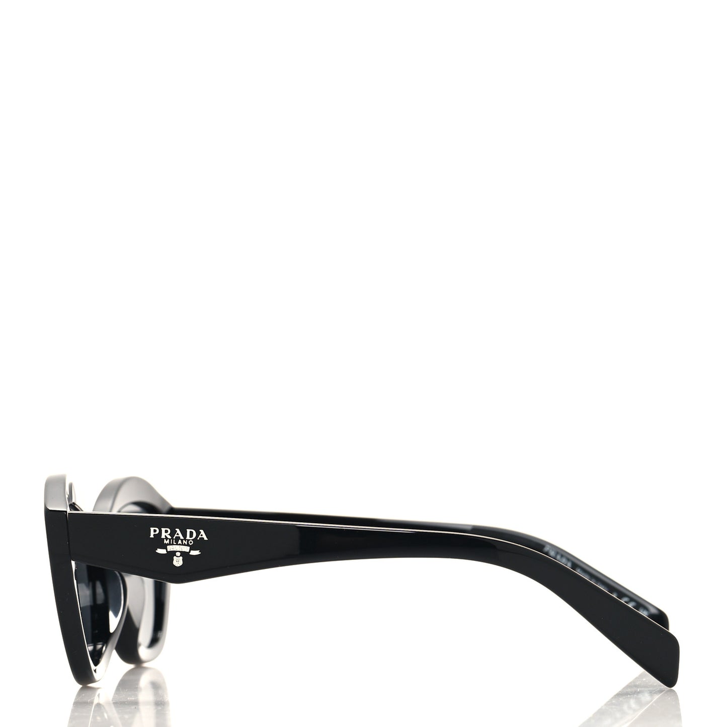 Acetate Logo Sunglasses SPR A02-F Black
