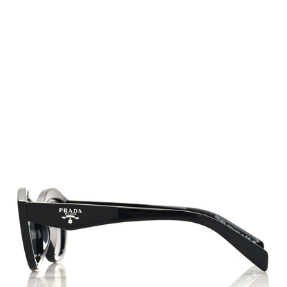 Prada Acetate Logo Sunglasses SPR A02-F Black 3 of 7