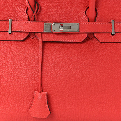 Hermes Togo Birkin 30 Rouge Pivoine 7 of 14