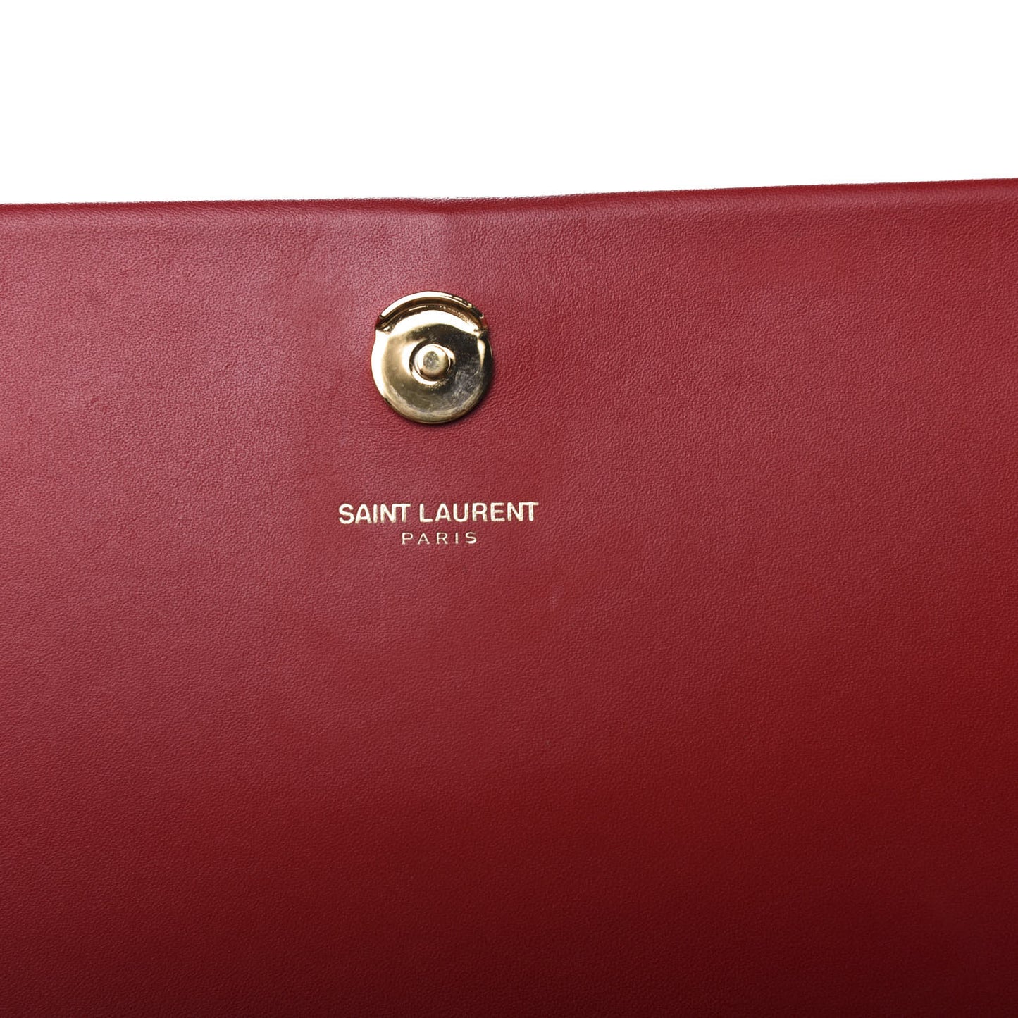 Smooth Calfskin Medium Classic Monogram Kate Tassel Satchel Lipstick Red
