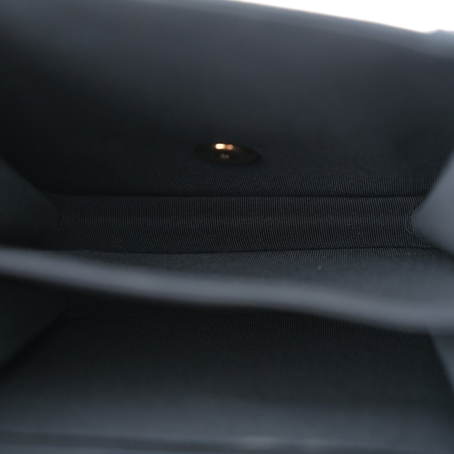 Metallic Lambskin Striped North South Boy Flap Navy Gold