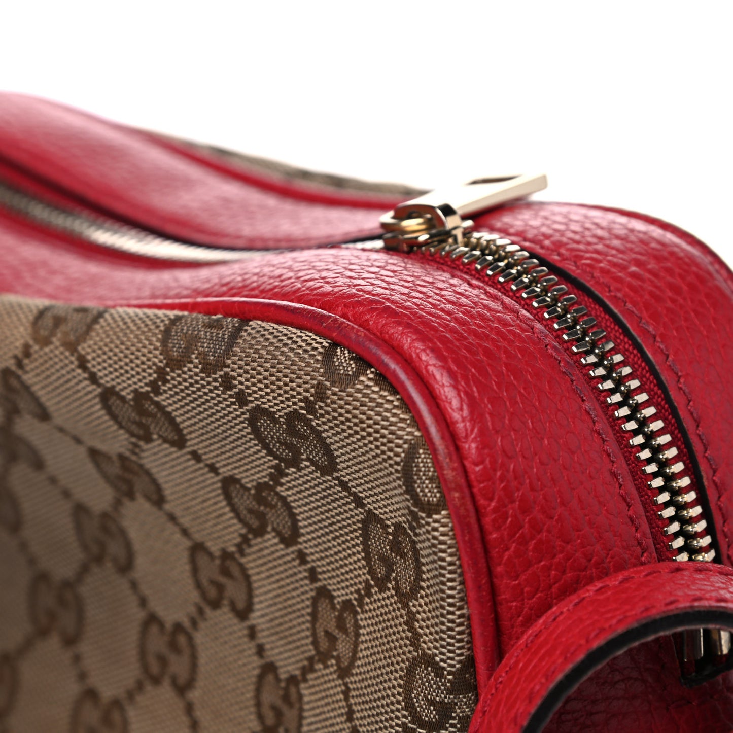 Monogram Mini Bree Messenger Bag Red