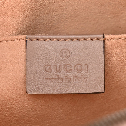 Gucci Calfskin Matelasse Small GG Marmont Chain Shoulder Bag Porcelain Rose 6 of 9