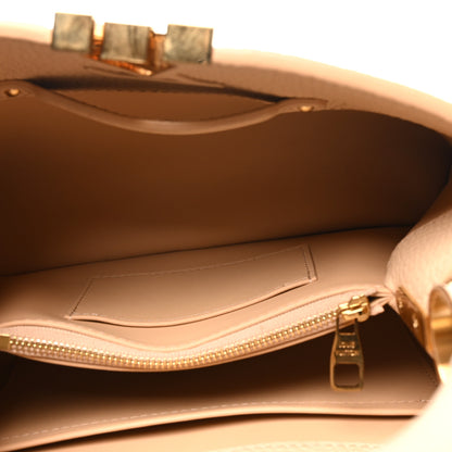 Louis Vuitton Taurillon Pearl Capucines BB Sable Quartz 5 of 10