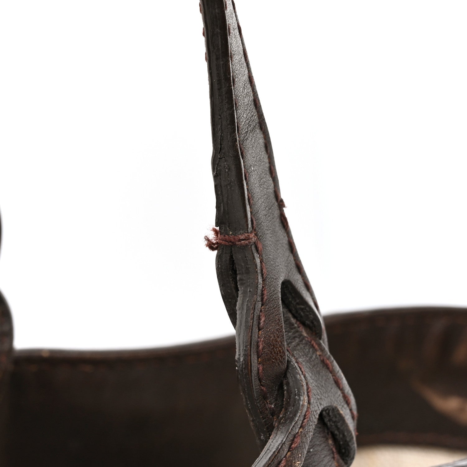 Gucci Linen Canvas Large Craft Logo Tote Brown 16 of 19