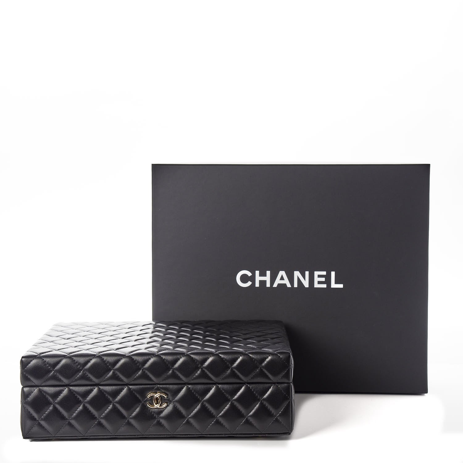 Chanel Lambskin Calfskin Tweed Success Story Set of 4 Minis Bags Black 37 of 37