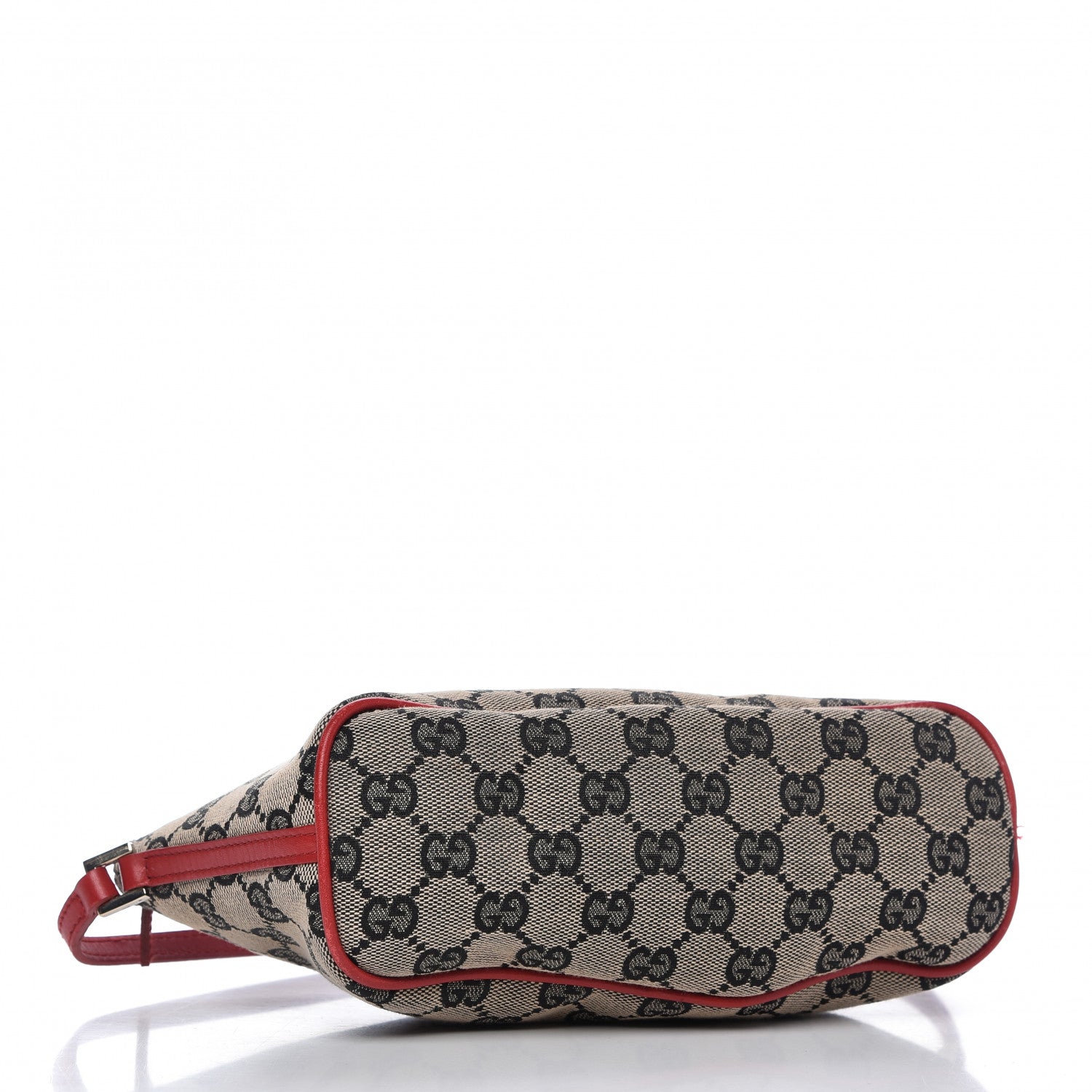 Gucci Monogram Boat Pochette Black Red 4 of 10