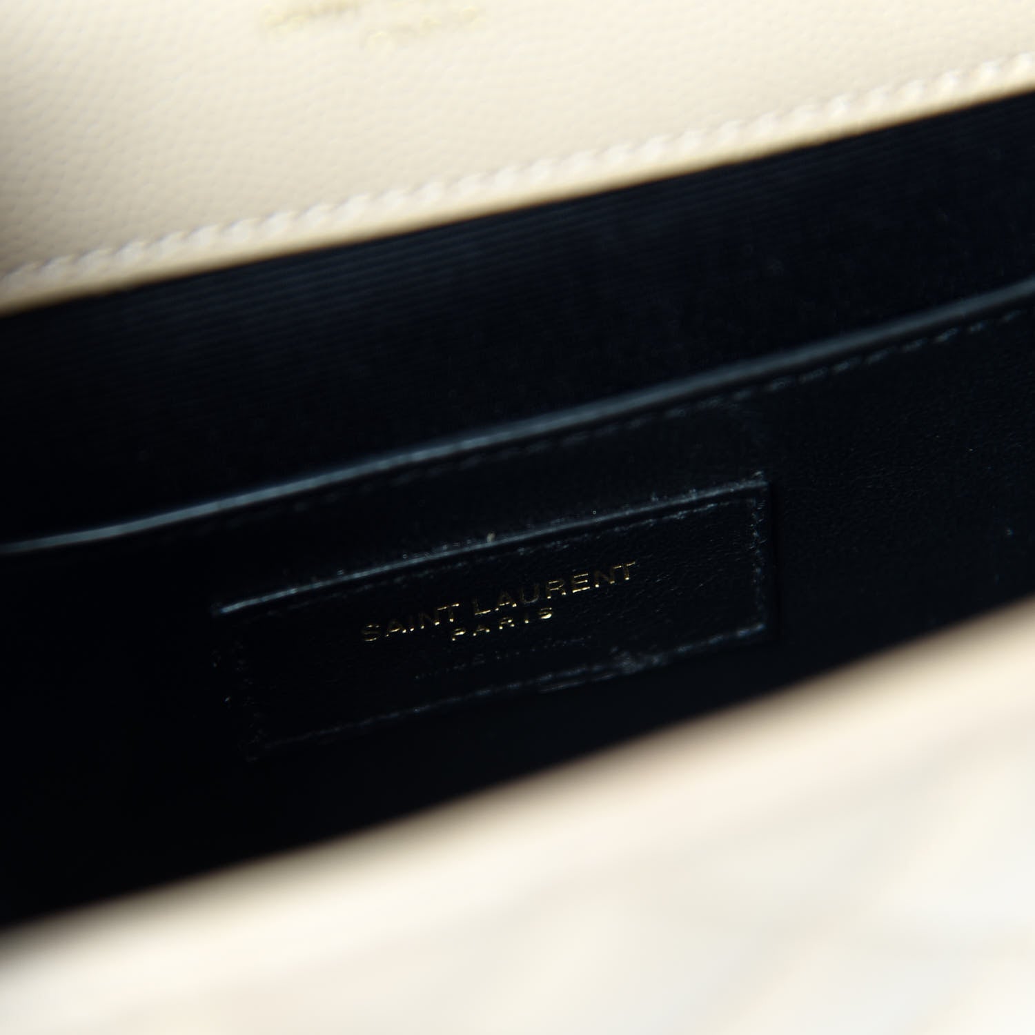 Saint Laurent Grain De Poudre Textured Mixed Matelasse Triquilt Small Monogram Satchel Nude Powder 9 of 10