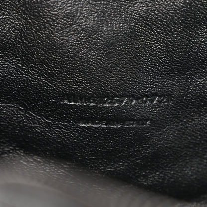 Saint Laurent Grain De Poudre Matelasse Monochrome Monogram Mini Lou Camera Bag Black 7 of 10