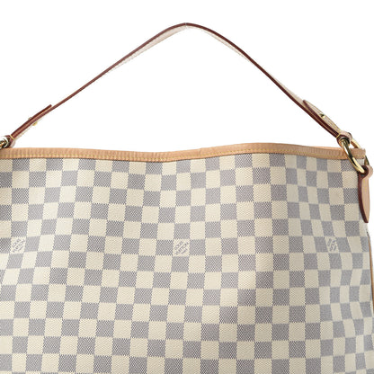 Louis Vuitton Damier Azur Delightful MM Rose Ballerine 8 of 8