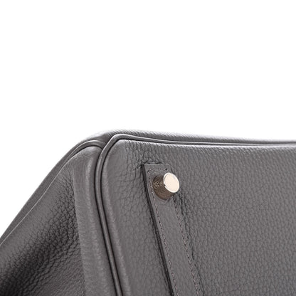 Hermes Togo Birkin 30 Etain 36 of 37