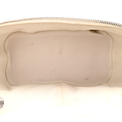 Chanel Crumpled Calfskin PVC Quilted Flap White 5 of 13