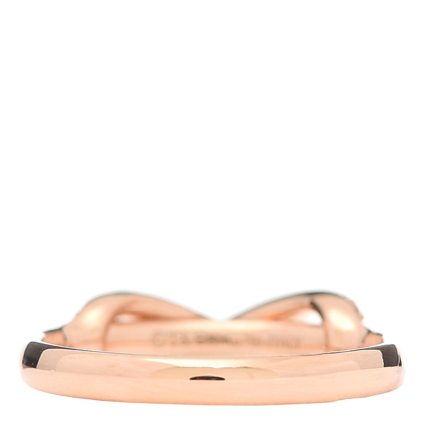 Tiffany 18K Rose Gold Diamond Infinity Ring 50 5.25 3 of 5