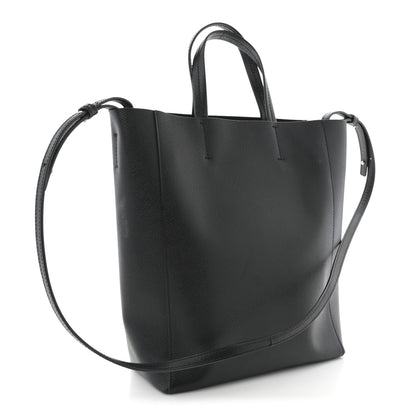 Celine Grained Calfskin Small Vertical Cabas Black 3 of 11
