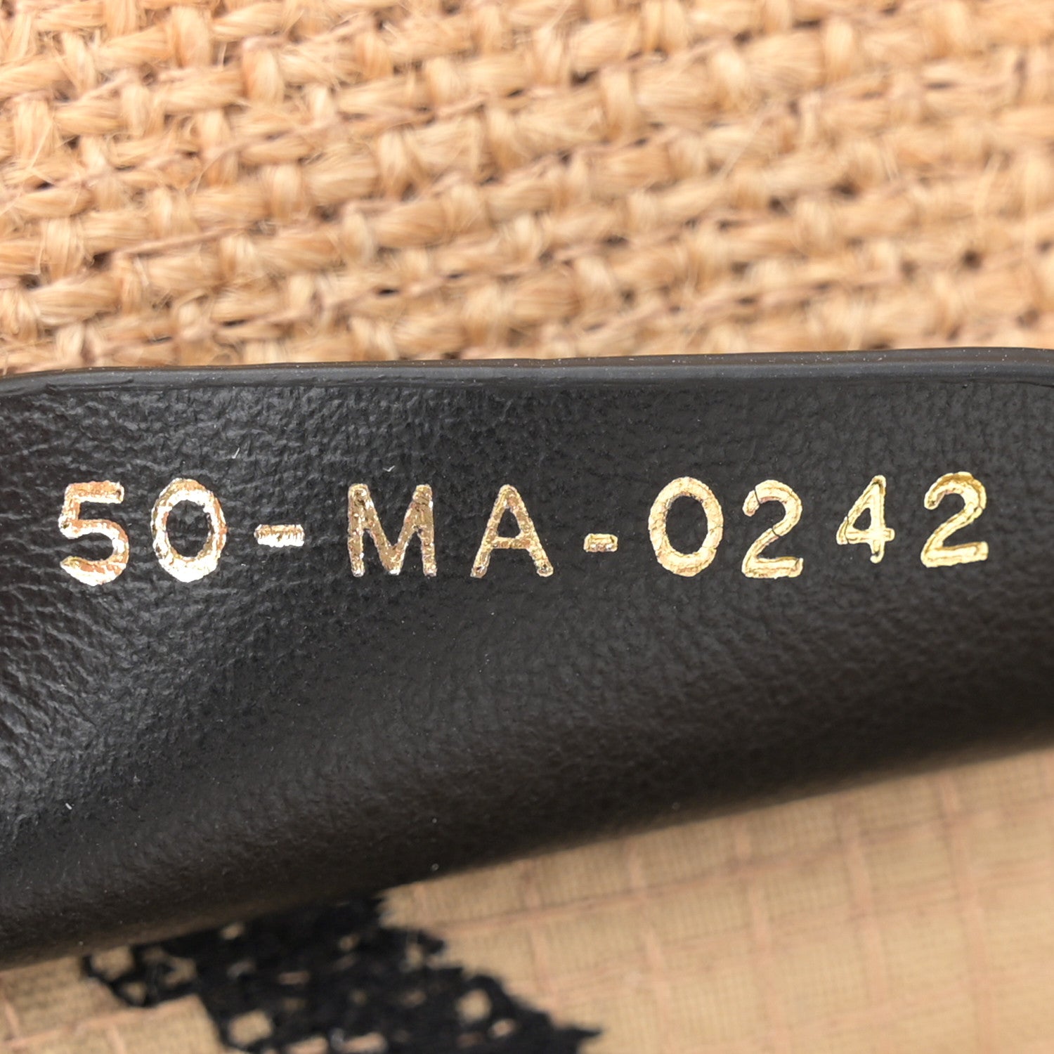 Christian Dior Canvas Jute Embroidered Medium Book Tote Black Beige 7 of 14