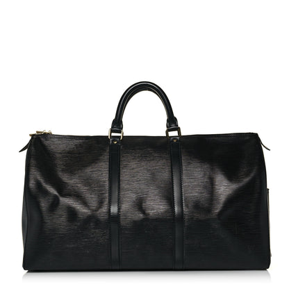 Louis Vuitton Epi Keepall 55 Black 1 of 17