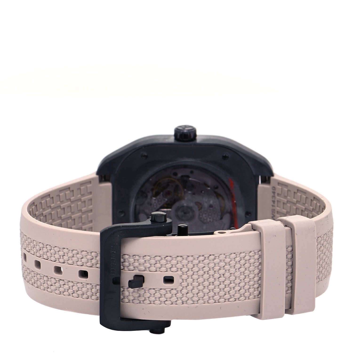 Hermes Titanium Rubber 39mm H08 Special Edition Automatic Watch Taupe 3 of 5