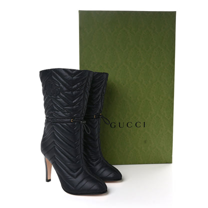 Gucci Nylon GG Matelasse 95mm Ankle Boots 35 Black 8 of 8