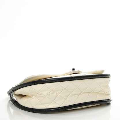 Chanel Quilted Lambskin Medium Hula Hoop Flap Ivory 4 of 7