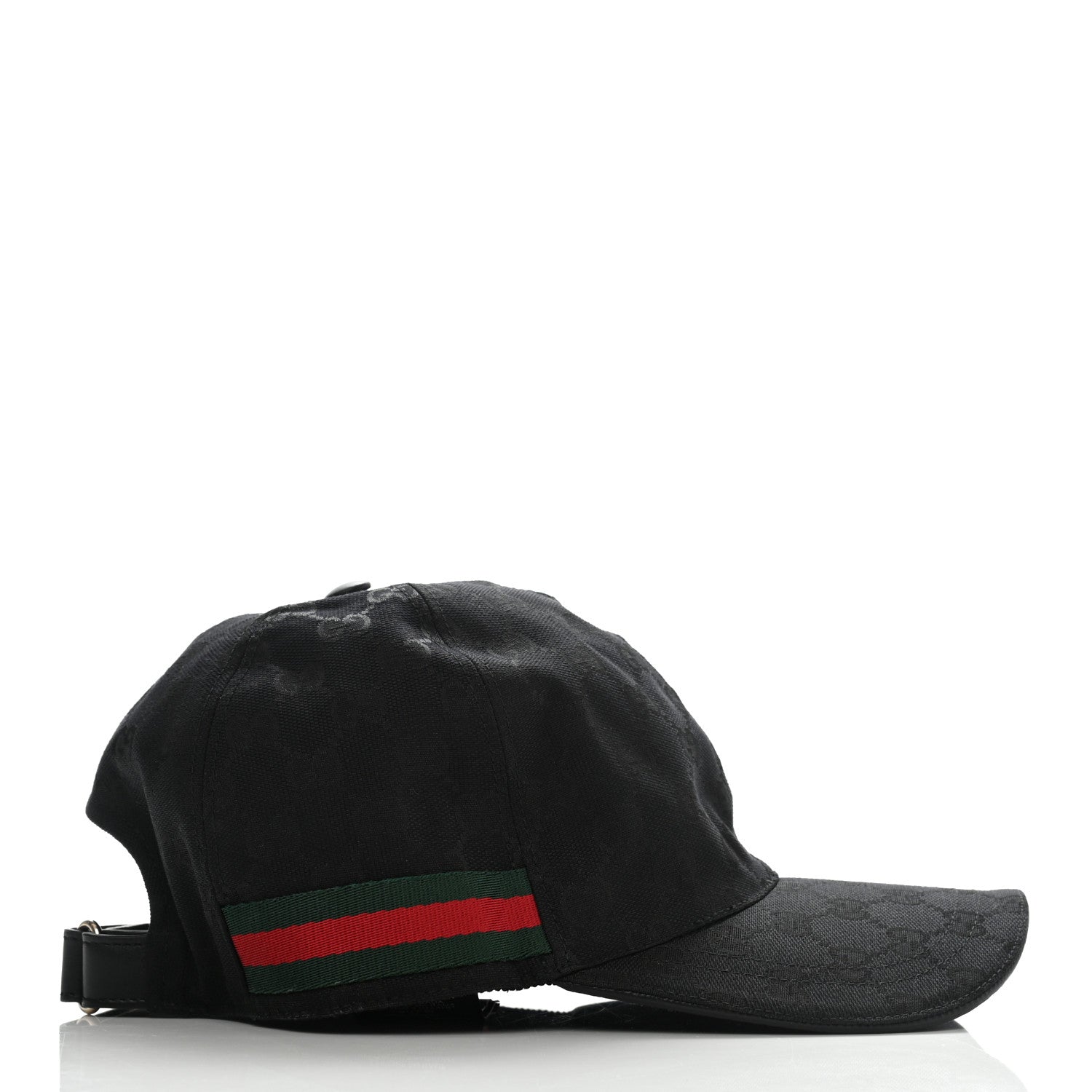 Gucci Monogram Web Baseball Hat M Black 5 of 10
