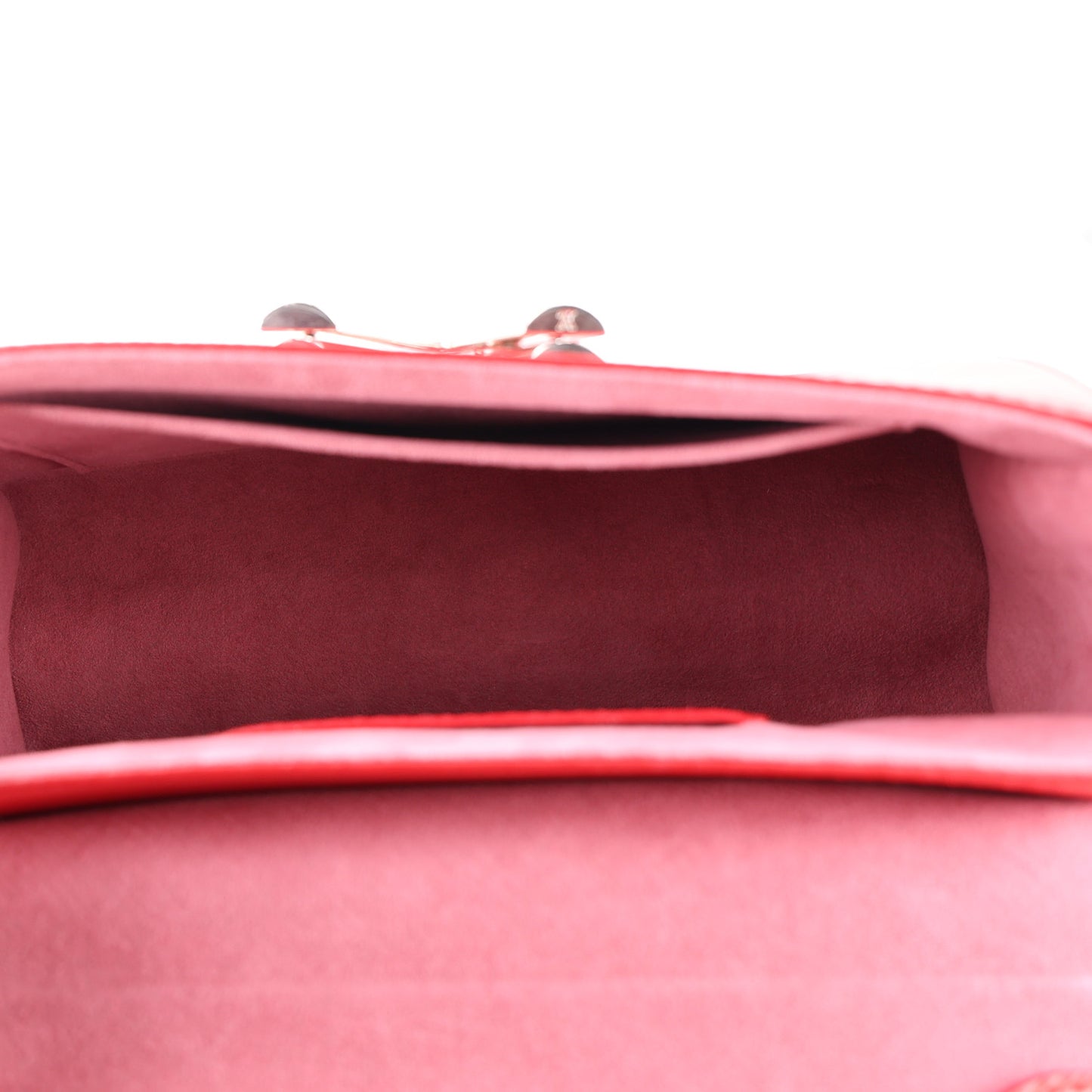 Epi Twist Shoulder Bag MM Coquelicot
