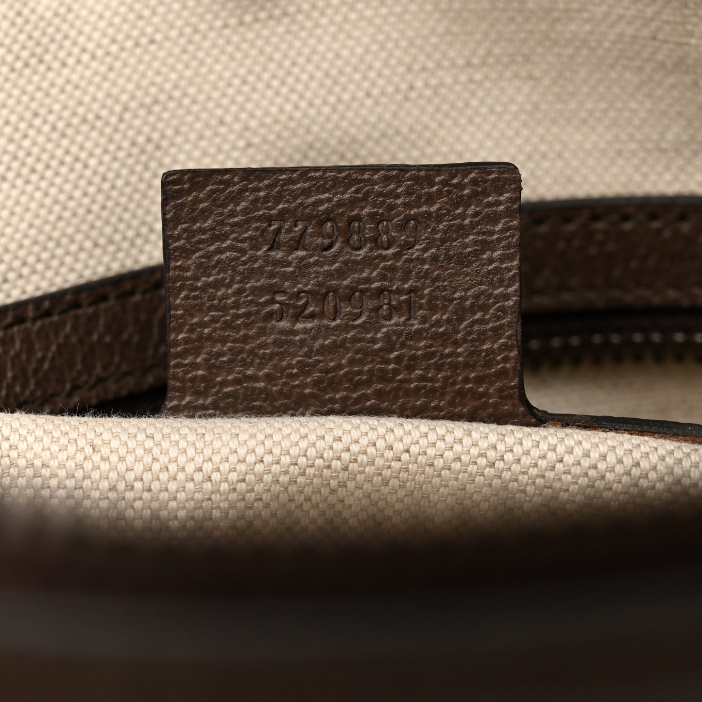 GG Supreme Monogram Web Medium Ophidia Messenger Bag Brown