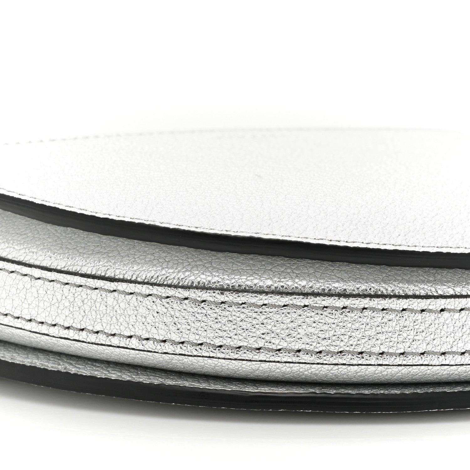 Burberry Metallic Lambskin Small Olympia Chain Shoulder Bag Silver 10 of 10