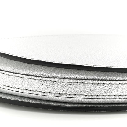 Burberry Metallic Lambskin Small Olympia Chain Shoulder Bag Silver 10 of 10