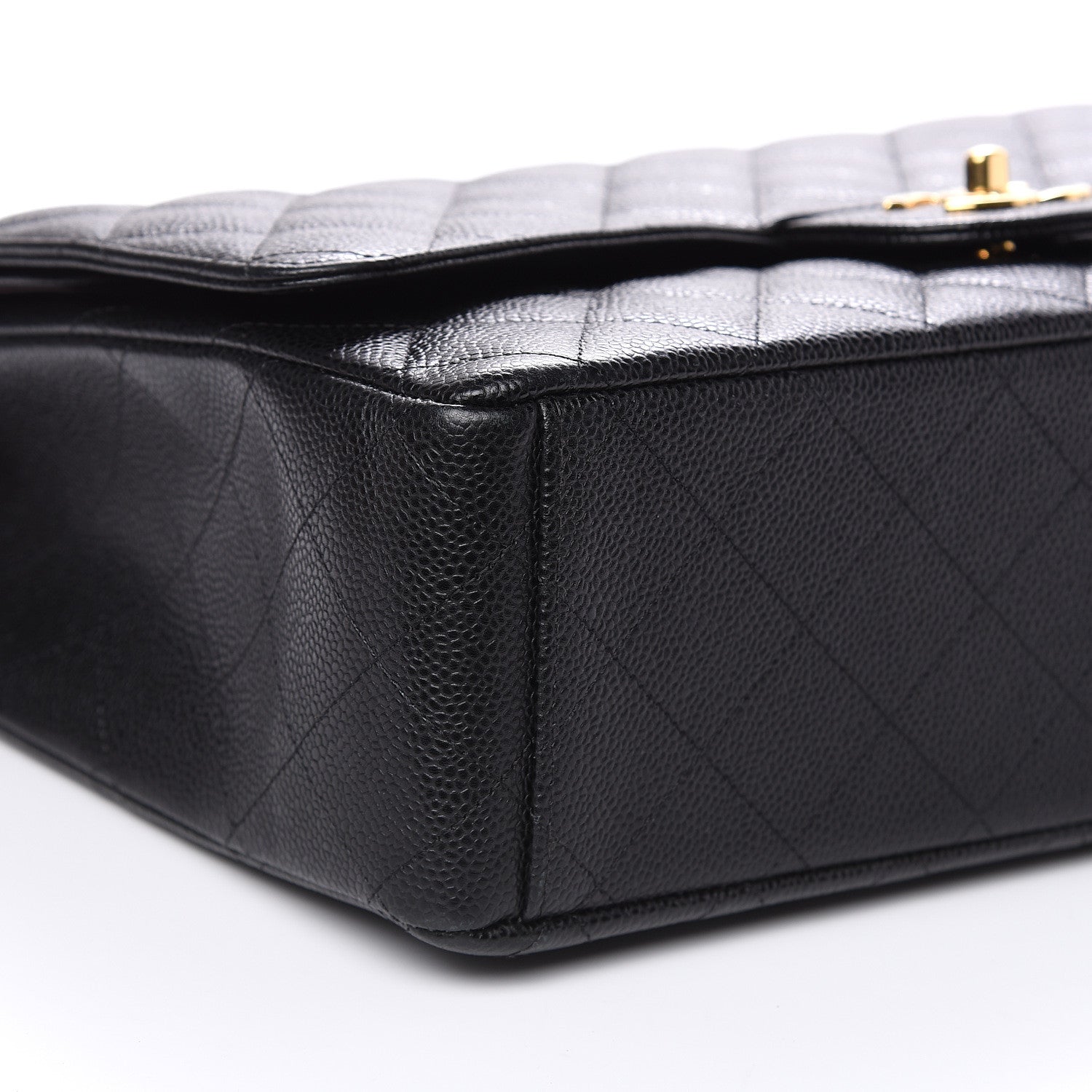 Chanel Caviar Quilted Maxi Double Flap Black 8 of 15