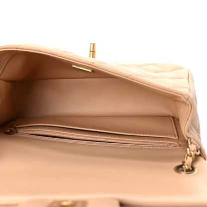 Chanel Lambskin Quilted Mini Rectangular Pearl Crush Flap Light Beige 5 of 9