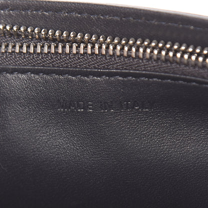 Christian Dior Metallic Patent Micro-Cannage Diorama Wallet on Chain Pouch Silver 7 of 10