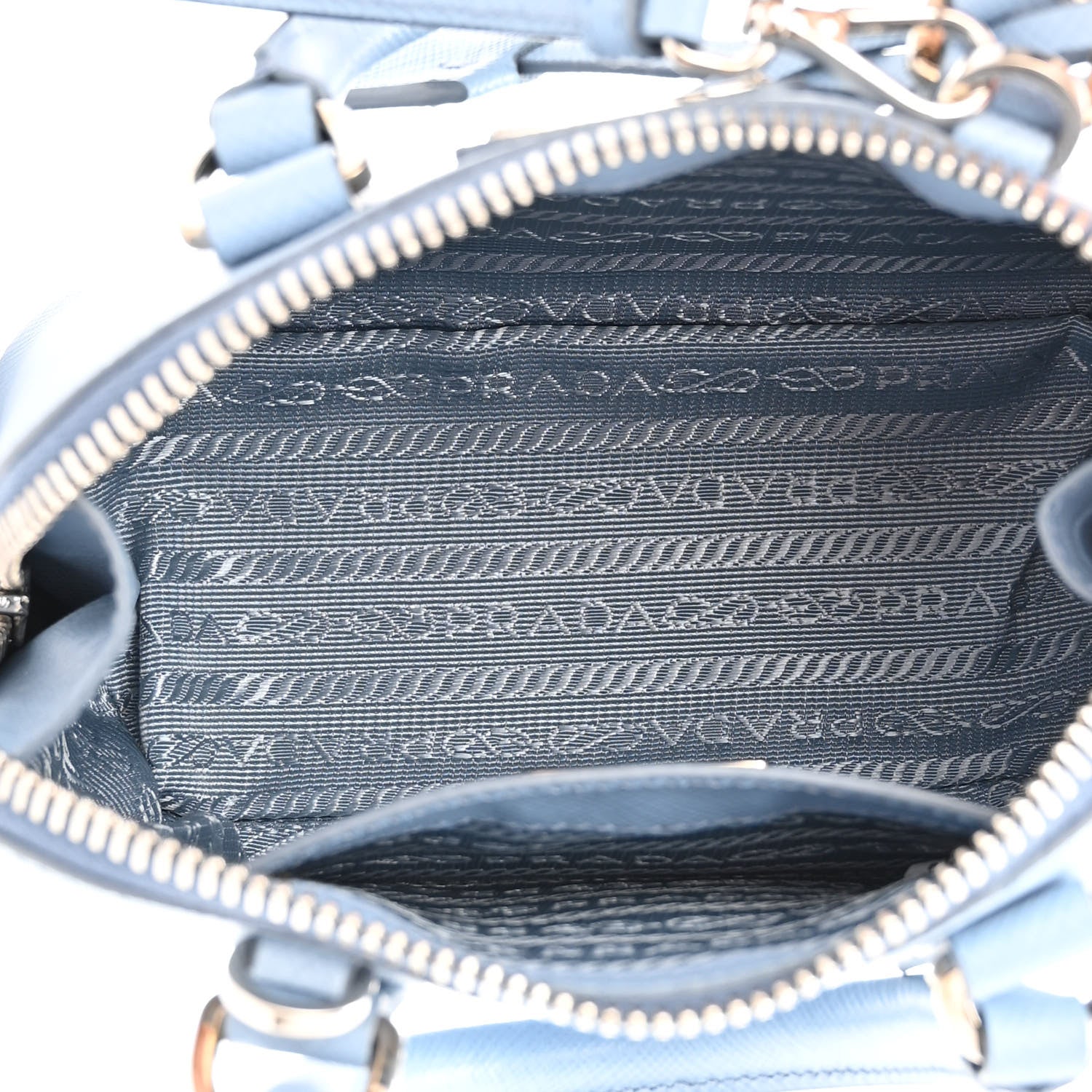 Prada Saffiano Lux Mini Promenade Tote Astrale 5 of 10