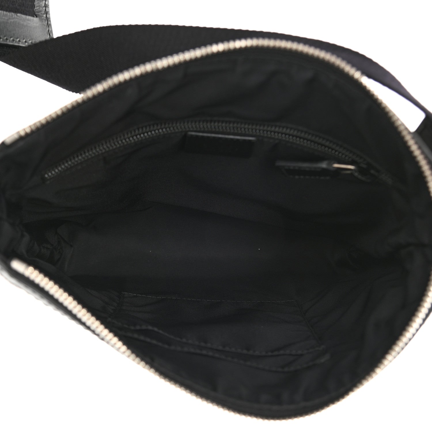 Gucci GG Supreme Monogram Web Messenger Bag Black 5 of 11