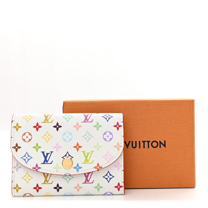 Louis Vuitton LV X TM Monogram Multicolor Rosalie Coin Purse White Kawaii Pink 7 of 7