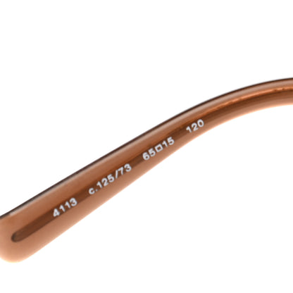 Chanel Metal Frameless CC Sunglasses 4113 Brown 6 of 6