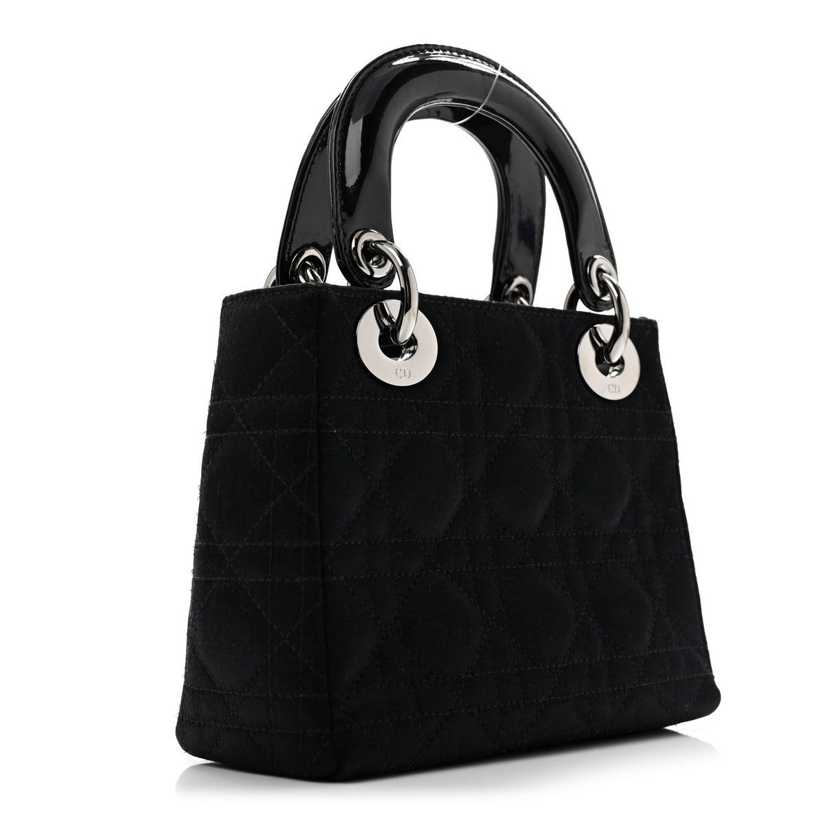 Christian Dior Satin Cannage Mini Lady Dior Black 3 of 13