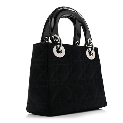 Christian Dior Satin Cannage Mini Lady Dior Black 3 of 13