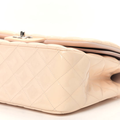 Chanel Patent Quilted Jumbo Double Flap Light Pink 8 of 9