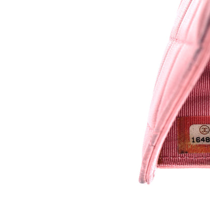 Chanel Lambskin Quilted Large Gusset Flap Wallet Pink 9 of 13